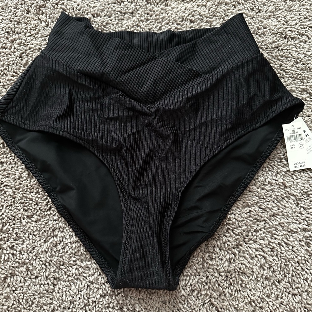 NWT Aerie high waisted full coverage swim bottom